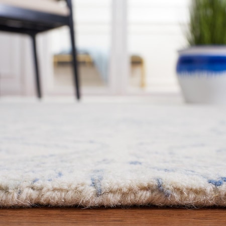 Safavieh 6 x 6 ft. Martha Stewart 300 Square Rug Ivory & Blue MSR3528M-6SQ